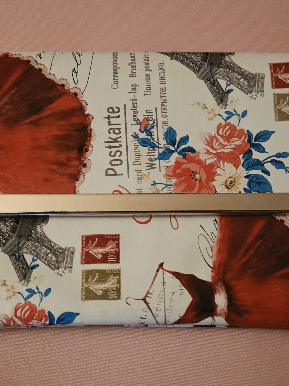 Women’s Floral Red Clutch Handbag